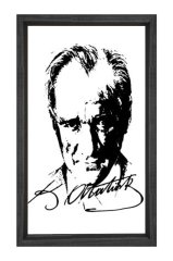 Atatürk Ve İmzası Tablosu