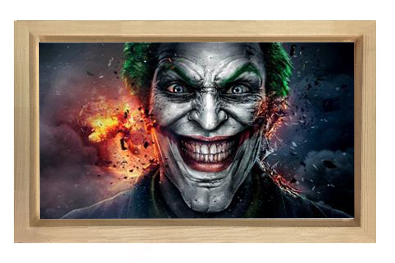 Joker Tablosu Naturel Ahşap Çerçeve - 40x60