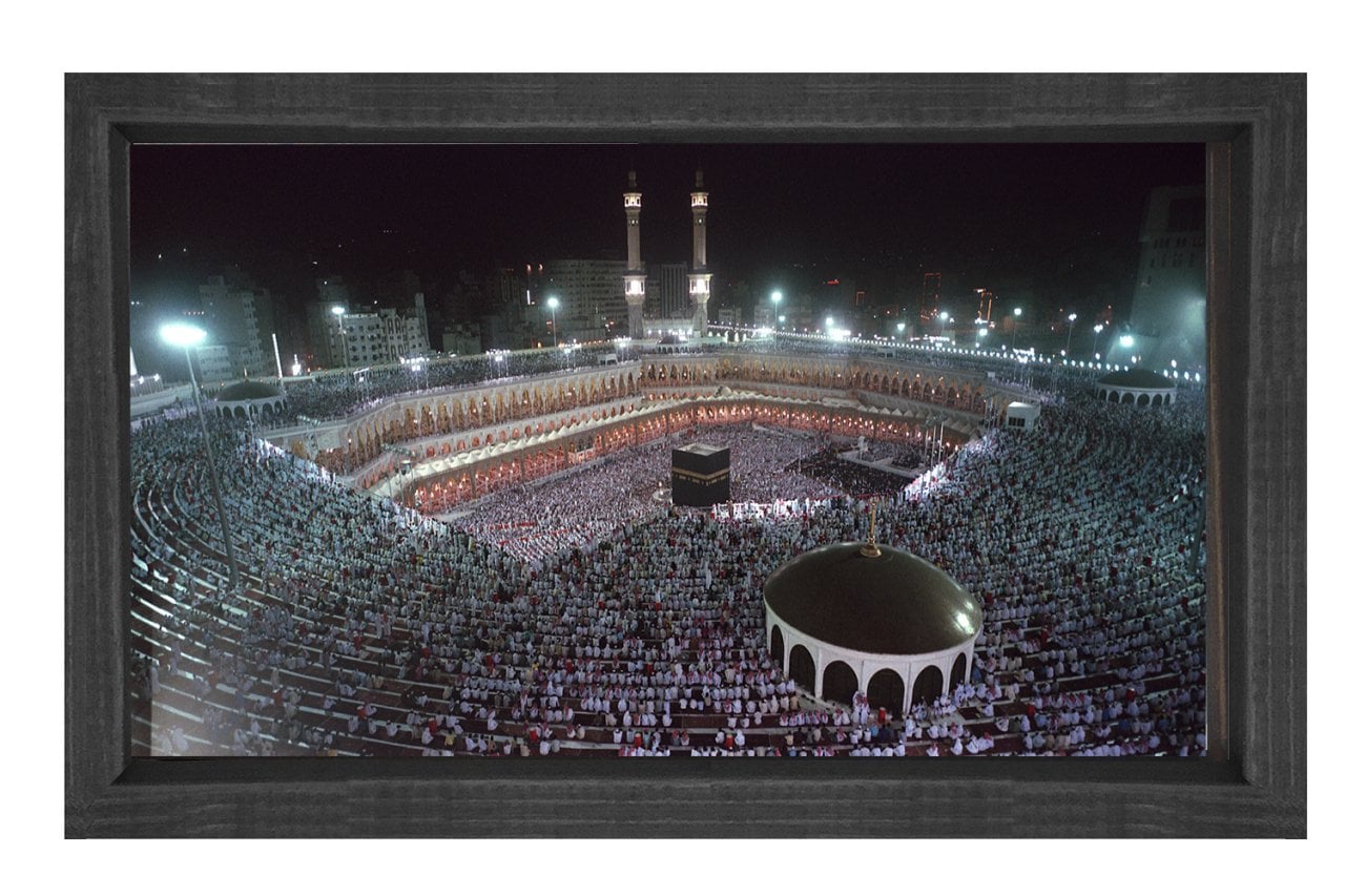 Kabe Manzarası Tablosu Siyah Ahşap Çerçeve - 100x150