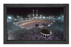 Kabe Manzarası Tablosu Siyah Ahşap Çerçeve - 100x150
