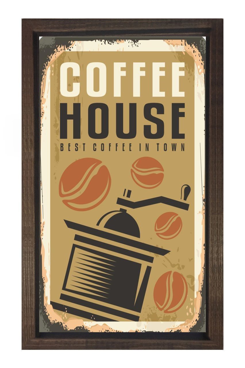 Coffee House Reklam Afiş Tablosu