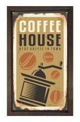Coffee House Reklam Afiş Tablosu