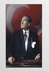 Atatürk Tablosu Çerçevesiz - 100x150