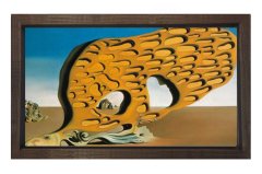 LEnigma del Desiderio Tablosu Kahverengi Ahşap Çerçeve - 100x150