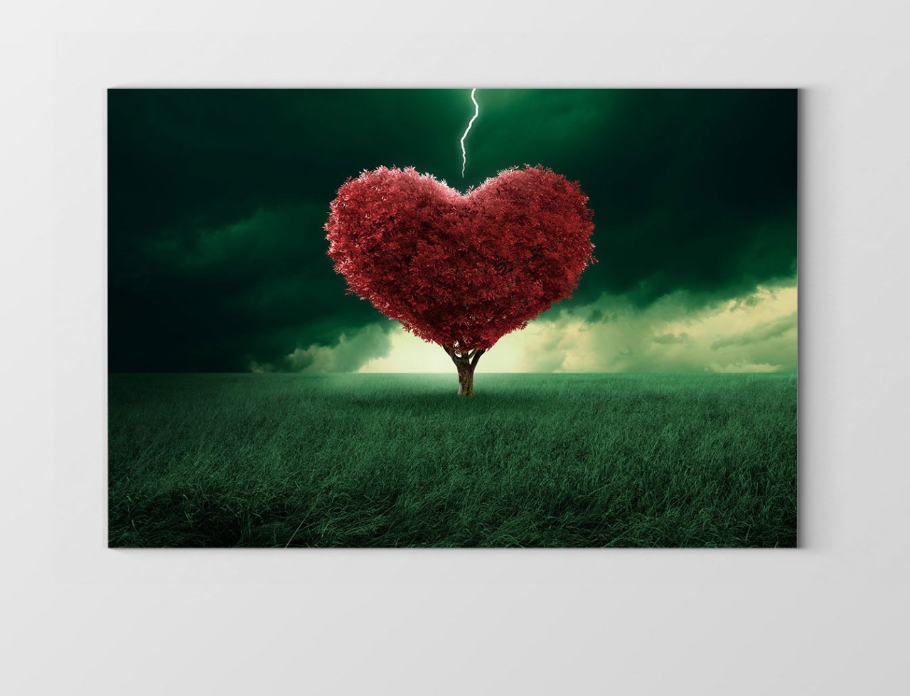 Kalp Tablosu Çerçevesiz - 100x200
