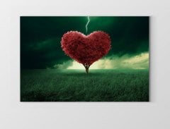 Kalp Tablosu Çerçevesiz - 45x30