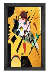 Vassily Kandisky Tablosu Siyah Ahşap Çerçeve - 50x70