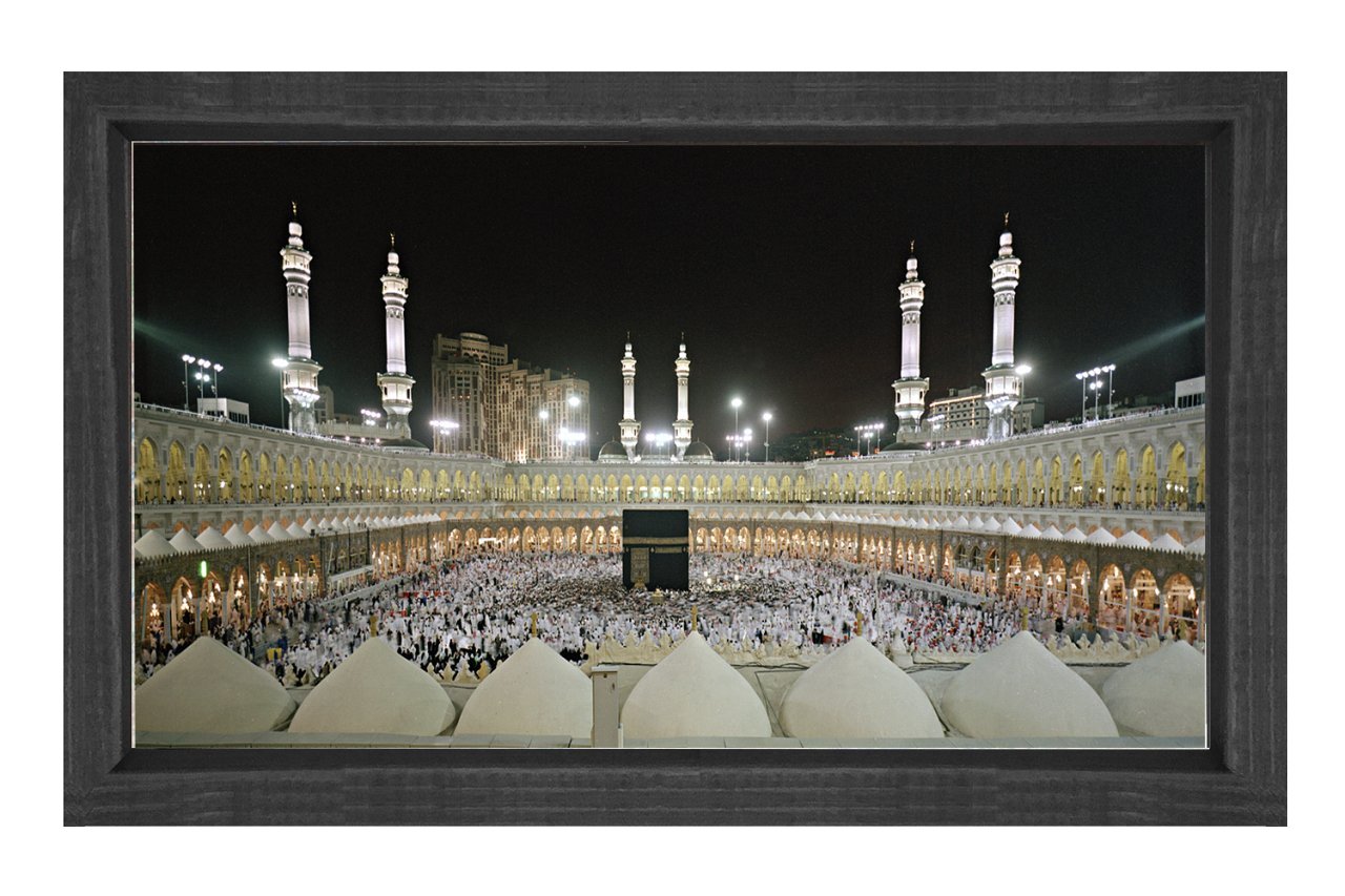 Kabe Manzarası Tablosu Siyah Ahşap Çerçeve - 40x60