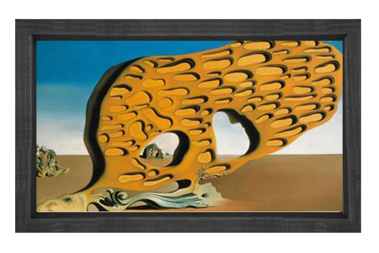 LEnigma del Desiderio Tablosu Siyah Ahşap Çerçeve - 45x30
