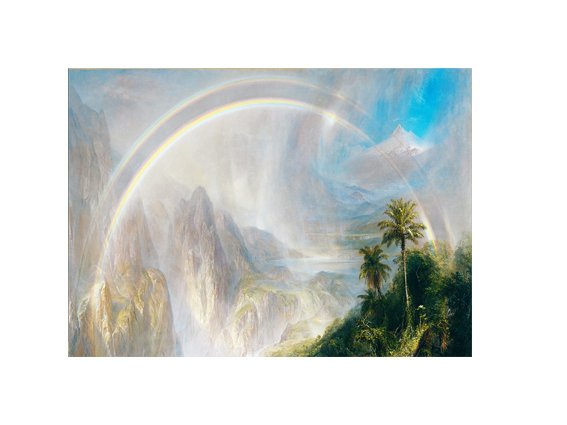 Frederic Edwin Church - Rainy Season Tropics Tablosu Çerçevesiz - 40x60