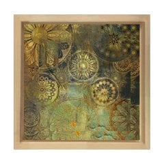 Dekorat Tablosu Naturel Ahşap Çerçeve - 30x30