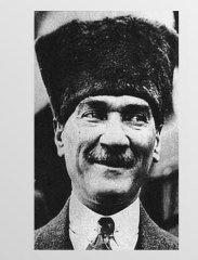Ata Gülerken Tablosu Çerçevesiz - 100x200