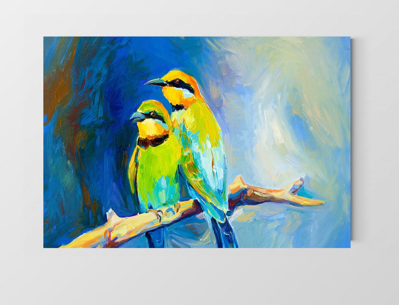 Asma Kuşu Tablosu Çerçevesiz - 100x150
