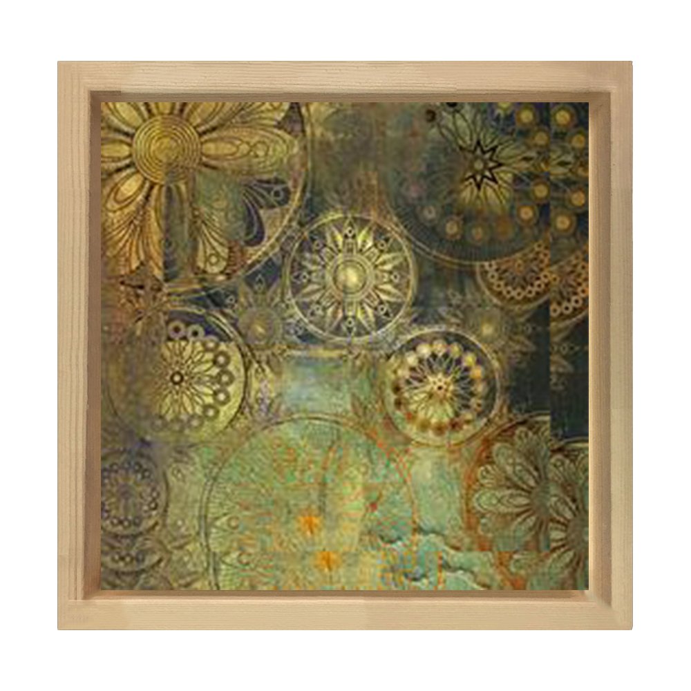 Dekorat Tablosu Naturel Ahşap Çerçeve - 80x80